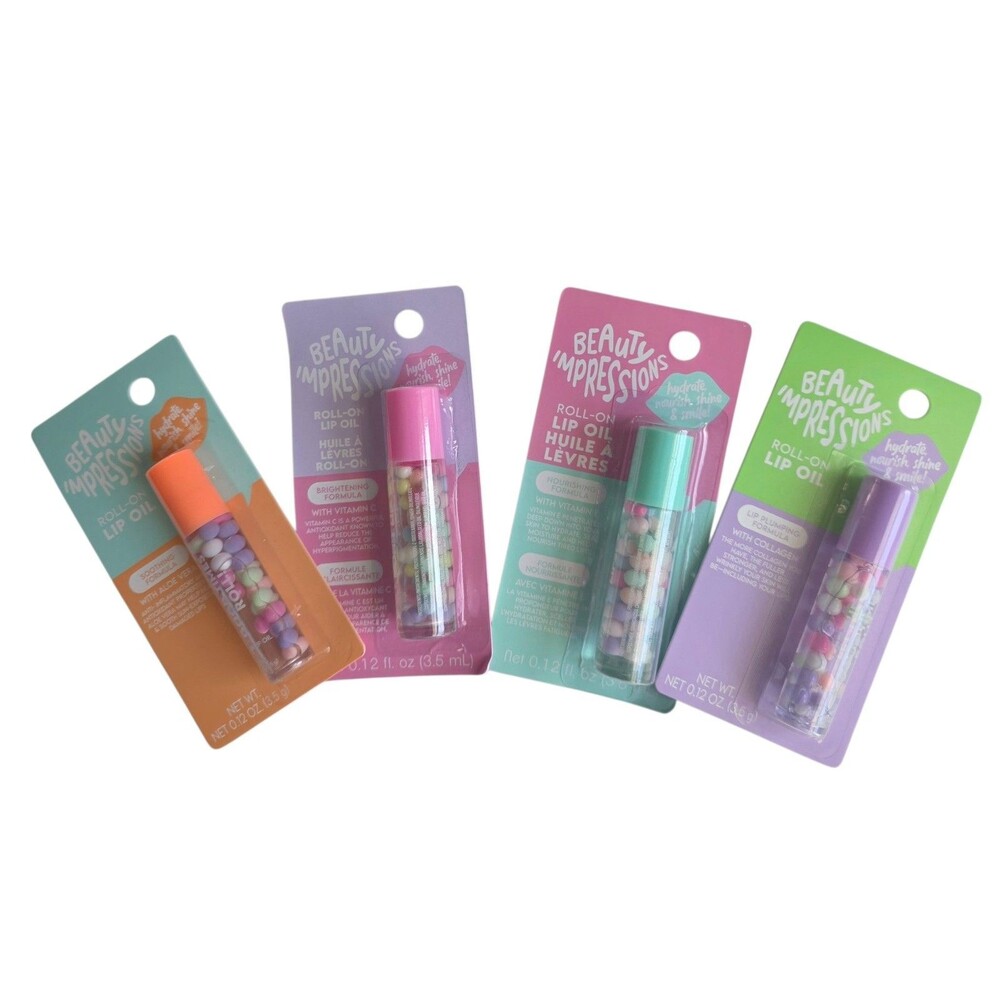Beauty Impressions Roll-On Lip Oil 0.12 oz ~4 pk
